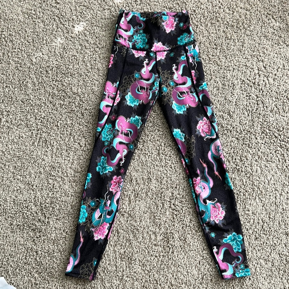 XS BlackMilk Dragon Ninja Pants